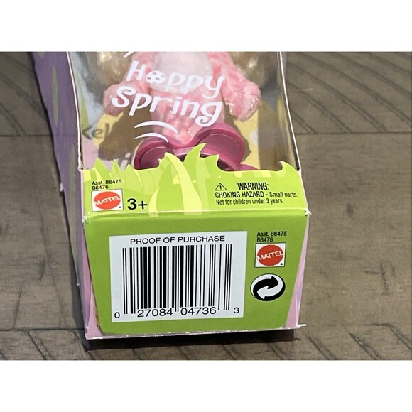 Vintage Barbie Kelly Hoppy Spring Doll Bunny Costume Mattel 4" Tall New - Picture 5 of 5